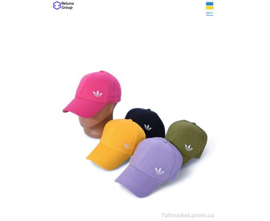 Кепка унісекс Літо PL001-3 mix (5 шт. р.сіткаOne size) "Reluna Group" недорого оптом від прямого постачальника, зображення 2