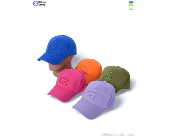 Кепка унісекс Літо PL001-7 mix (5 шт. р.сіткаOne size) "Reluna Group" недорого оптом від прямого постачальника, зображення 2