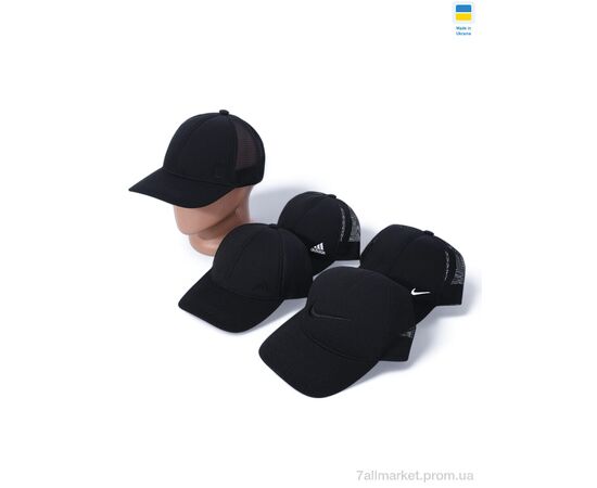 Фотография Кепка для мужчин Лето Кепка з вишивкою сітка mix (5 шт. р.сетка One size) "VIOLA" недорого оптом от прямого поставщика, изображение 2