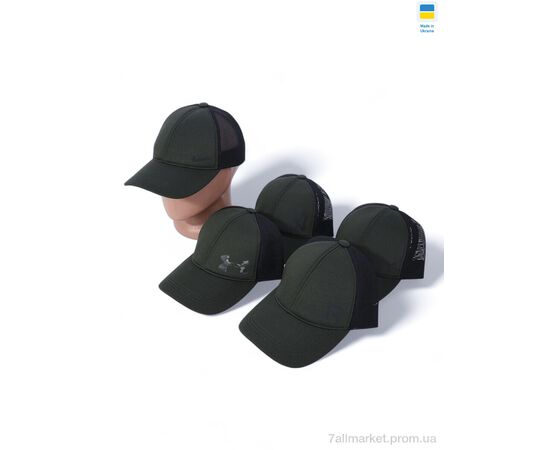 Кепка для чоловіків Літо Кепка з сіткою та накатом 001-1 mix (5 шт. р.сіткаOne size) "VIOLA" недорого оптом від прямого постачальника, зображення 2