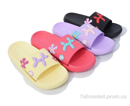Шльопанці жіночі полегшені Літо H689 mix (12 пар р.36-41) "Deshman" недорого оптом від прямого постачальника, зображення 2