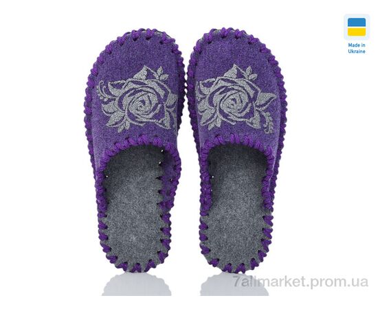 Тапки женские для дома Весна/осень 271W фіолет (9 пар р.36-41) "Active" недорого оптом от прямого поставщика, изображение 2 Фотография Тапки женские для дома Весна/осень 271W фіолет (9 пар р.36-41) "Active" недорого оптом от прямого поставщика, изображение 2