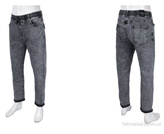 Джинси чоловічі Весна/осінь H1722 (8 шт. р.сітка28-36) "Baron" недорого оптом від прямого постачальника, зображення 3