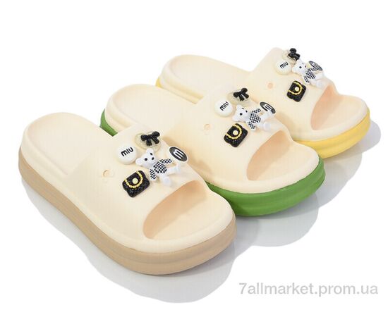 Фотография Шлепки женские облегченные Лето W64 mix (12 пар р.35-40) "Elmob" недорого оптом от прямого поставщика, изображение 2