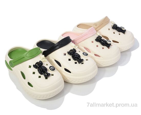Фотография Кроксы женские летние Лето W66 mix (12 пар р.35-40) "Elmob" недорого оптом от прямого поставщика, изображение 2