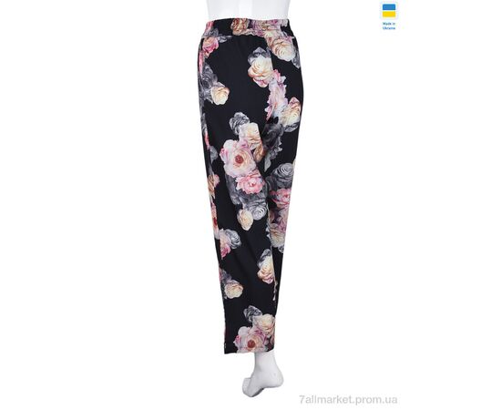 Жіночі брюки Літо 073 black (3 шт. р.сіткаS-L) "Textile" недорого оптом від прямого постачальника, зображення 2