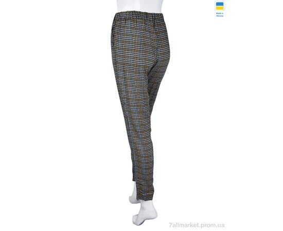 Жіночі брюки Літо 074 brown (4 шт. р.сіткаL-3XL) "Textile" недорого оптом від прямого постачальника, зображення 2