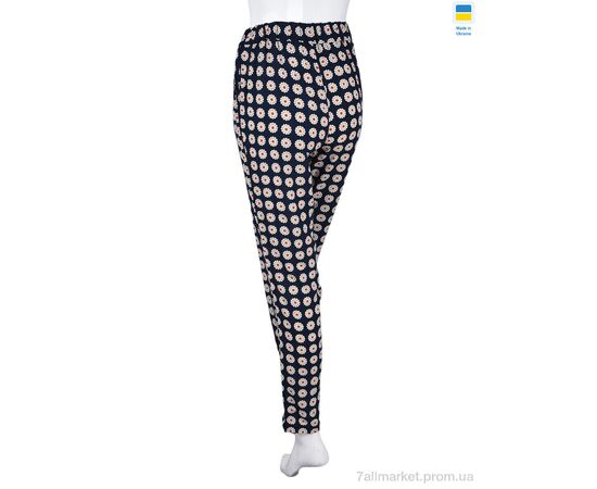 Жіночі брюки Літо 074 navy (4 шт. р.сіткаL-3XL) "Textile" недорого оптом від прямого постачальника, зображення 2