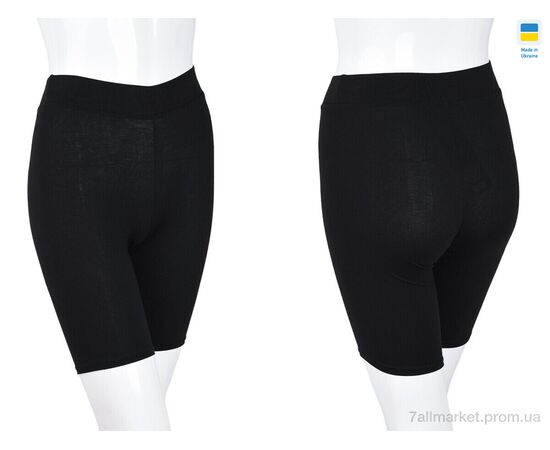 Велосипедки Літо 428 black (4 шт. р.сіткаXS-L) "Textile" недорого оптом від прямого постачальника, зображення 3