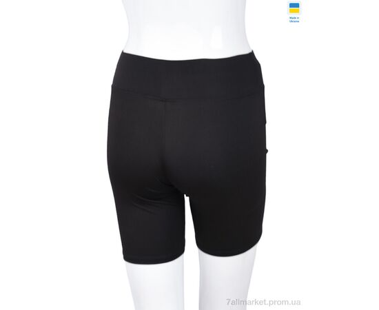 Велосипедки Літо 006-1 black (4 шт. р.сіткаS-XL) "Textile" недорого оптом від прямого постачальника, зображення 2