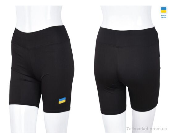 Велосипедки Літо 006-1 black (4 шт. р.сіткаS-XL) "Textile" недорого оптом від прямого постачальника, зображення 3