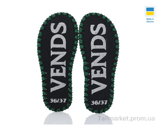 Фотография Тапки женские для дома Весна/осень 295W зелений (9 пар р.36-41) "Active" недорого оптом от прямого поставщика, изображение 3