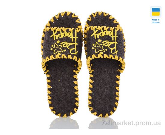 Фотография Тапки женские для дома Весна/осень 287W коричневий (9 пар р.36-41) "Active" недорого оптом от прямого поставщика, изображение 2