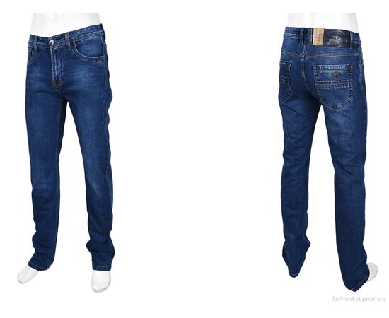 Джинси чоловічі Весна/осінь BRM9386T (8 шт. р.сітка32-38) "Baron" недорого оптом від прямого постачальника, зображення 3