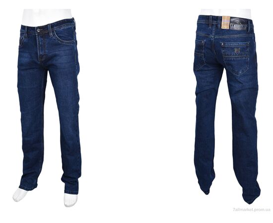 Джинси чоловічі Весна/осінь BRM9385T (8 шт. р.сітка31-38) "Baron" недорого оптом від прямого постачальника, зображення 3