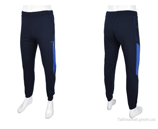 Фотография Спортивные брюки мужские Весна/осень 1569 navy (5 шт. р.сетка S-2XL) "Red Hat" недорого оптом от прямого поставщика, изображение 3