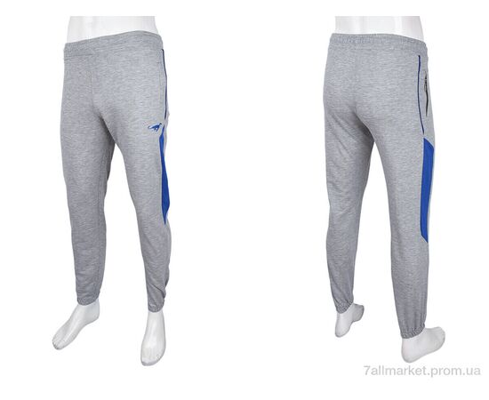 Фотография Спортивные брюки мужские Весна/осень 1569 l.grey (5 шт. р.сетка S-2XL) "Red Hat" недорого оптом от прямого поставщика, изображение 3
