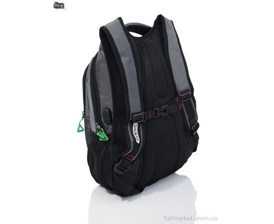 Рюкзак жіночий 8330 grey 45*33*16 см, "Superbag" недорого оптом від прямого постачальника, зображення 2 Рюкзак жіночий 8330 grey 45*33*16 см, "Superbag" недорого оптом від прямого постачальника, зображення 2