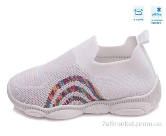 Сліпони дитячі без шнурків Весна/осінь R107850306 (8 пар р.25-32) "Weestep" недорого оптом від прямого постачальника, зображення 2