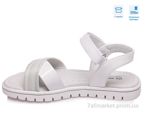 Босоножки детские летние Лето R902161051 W (8 пар р.31-36) "Weestep" недорого оптом от прямого поставщика, изображение 2 Фотография Босоножки детские летние Лето R902161051 W (8 пар р.31-36) "Weestep" недорого оптом от прямого поставщика, изображение 2