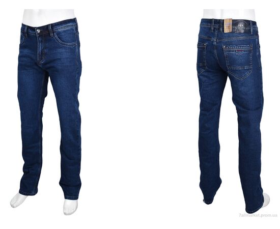 Джинси чоловічі Весна/осінь BRM9388T (8 шт. р.сітка32-38) "Baron" недорого оптом від прямого постачальника, зображення 3