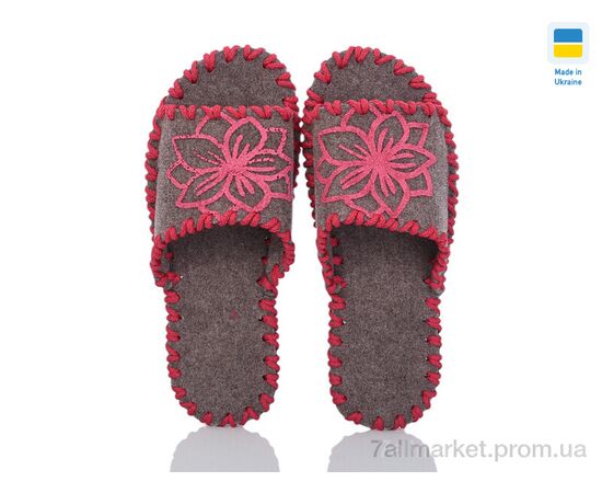 Фотография Тапки женские для дома Весна/осень 285W беж (9 пар р.36-41) "Active" недорого оптом от прямого поставщика, изображение 2