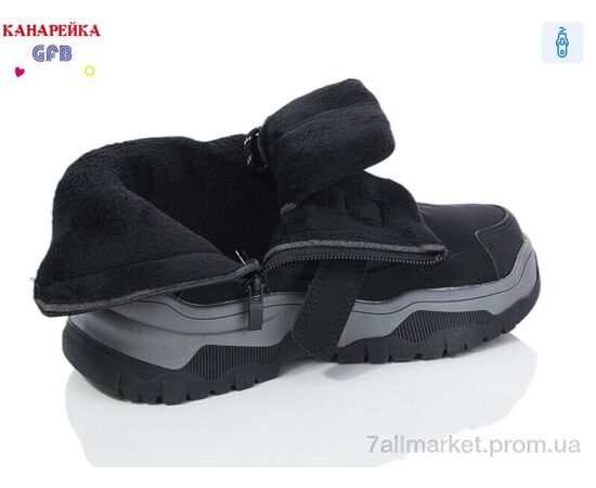 Черевики дитячі зручні Весна/осінь E3532-1 (8 пар р.32-37) "GFB-Канарейка" недорого оптом від прямого постачальника, зображення 2