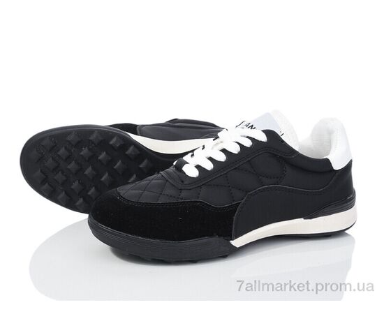 Кросівки жіночі модні Весна/осінь HD9(197-176) black (8 пар р.36-41) "Violeta" недорого оптом від прямого постачальника, зображення 2