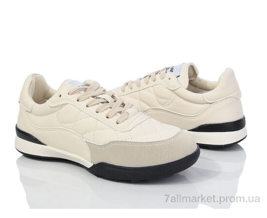 Кросівки жіночі модні Весна/осінь HD9(197-176) beige (8 пар р.36-41) "Violeta" недорого оптом від прямого постачальника, зображення 2