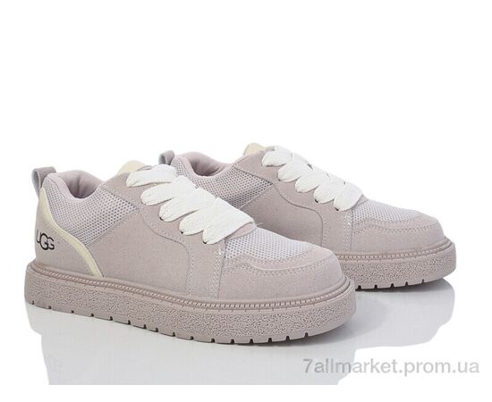 Кросівки жіночі модні Весна/осінь HD10(197-177) grey (8 пар р.36-40) "Violeta" недорого оптом від прямого постачальника, зображення 2