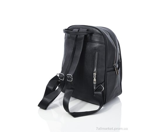 Фотография Рюкзак женский 807-1 (09073) black 32*25*12 см, "Obuvok" недорого оптом от прямого поставщика, изображение 2