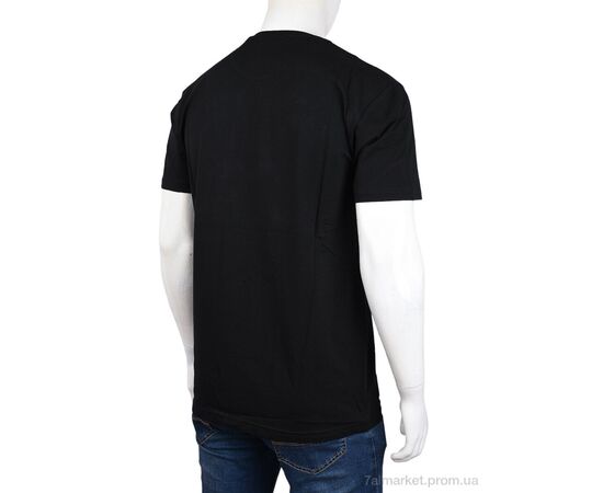 Фотография Футболка мужская Лето 3707-114-1 black (4 шт. р.сетка M-2XL) "Мир" недорого оптом от прямого поставщика, изображение 2