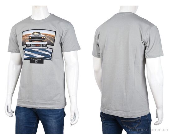 Фотография Футболка мужская Лето 3707-114-4 oliva (4 шт. р.сетка M-2XL) "Мир" недорого оптом от прямого поставщика, изображение 3