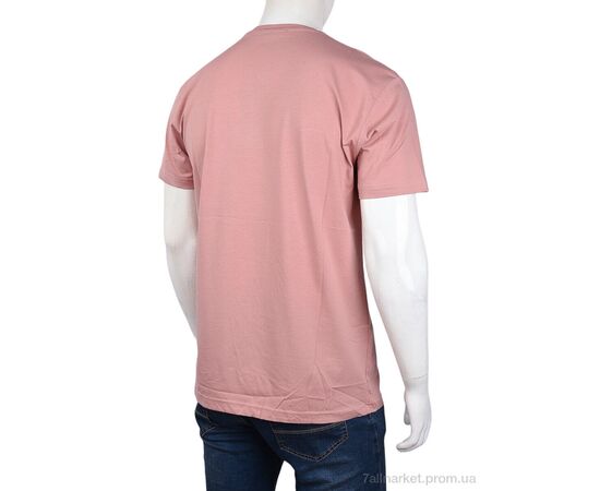 Фотография Футболка мужская Лето 3707-114-9 pink (4 шт. р.сетка M-2XL) "Мир" недорого оптом от прямого поставщика, изображение 2
