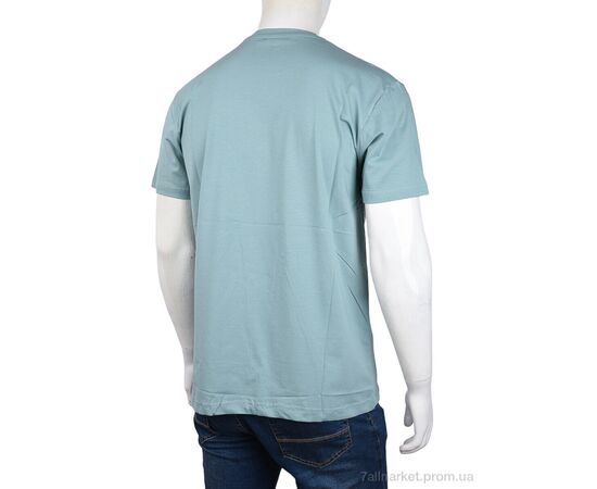 Фотография Футболка мужская Лето 3707-111-4 green (4 шт. р.сетка M-2XL) "Мир" недорого оптом от прямого поставщика, изображение 2