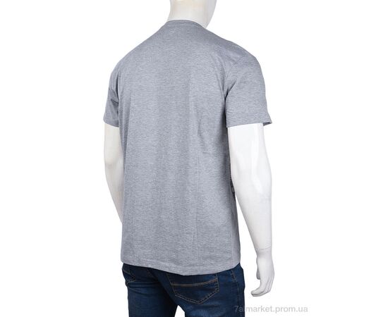Фотография Футболка мужская Лето 3707-111-5 grey (4 шт. р.сетка M-2XL) "Мир" недорого оптом от прямого поставщика, изображение 2