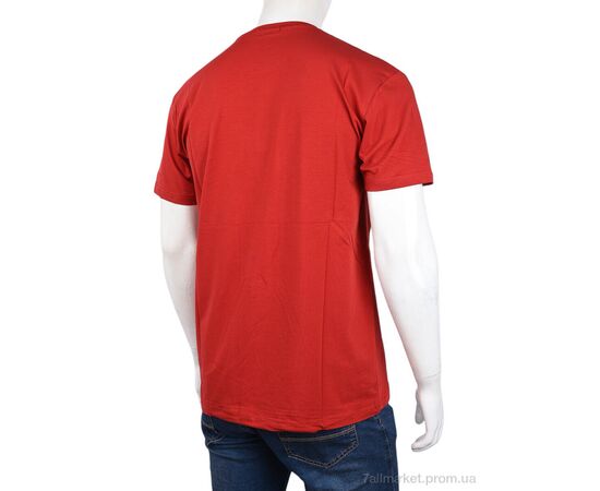 Фотография Футболка мужская Лето 3707-073-2 red (4 шт. р.сетка M-2XL) "Мир" недорого оптом от прямого поставщика, изображение 2