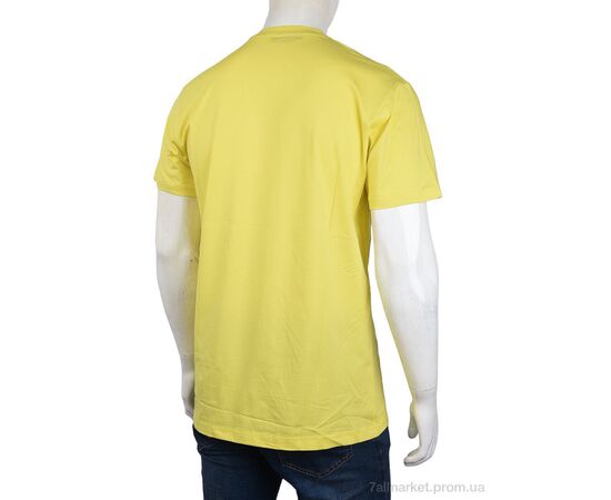 Футболка чоловіча Літо 3707-112-7-yellow (4 шт. р.сіткаM-2XL) "Мир" недорого оптом від прямого постачальника, зображення 2