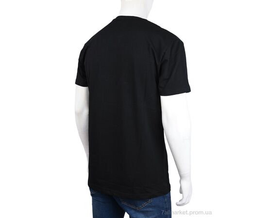 Футболка чоловіча Літо 3707-113-1 black (4 шт. р.сіткаM-2XL) "Мир" недорого оптом від прямого постачальника, зображення 2