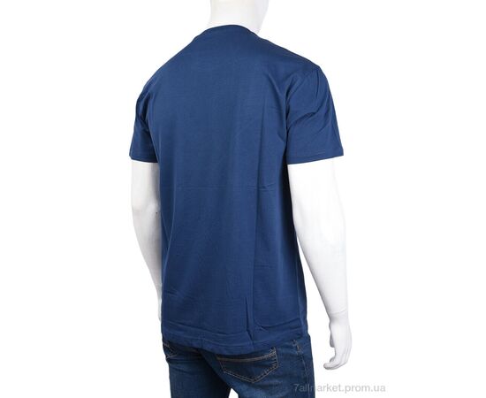 Фотография Футболка мужская Лето 3707-113-3 blue (4 шт. р.сетка M-2XL) "Мир" недорого оптом от прямого поставщика, изображение 2