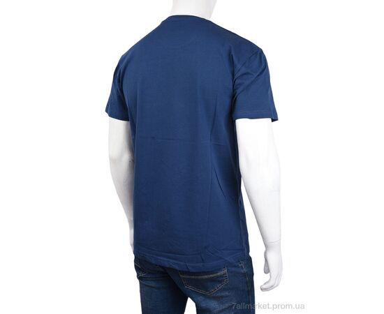 Фотография Футболка мужская Лето 3707-110-3 blue (4 шт. р.сетка M-2XL) "Мир" недорого оптом от прямого поставщика, изображение 2
