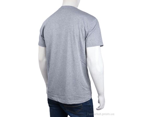 Футболка чоловіча Літо 3707-104-4 grey (4 шт. р.сіткаM-2XL) "Мир" недорого оптом від прямого постачальника, зображення 2