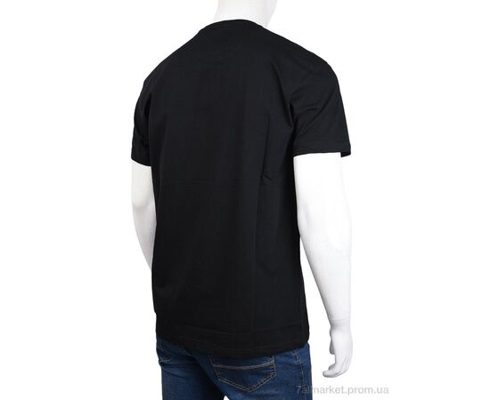 Фотография Футболка мужская Лето 3707-079-1 black (4 шт. р.сетка M-2XL) "Мир" недорого оптом от прямого поставщика, изображение 2
