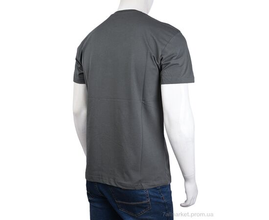 Футболка чоловіча Літо 3707-0057-3 khaki (4 шт. р.сіткаM-2XL) "Мир" недорого оптом від прямого постачальника, зображення 2