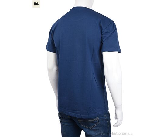 Футболка чоловіча Літо 3707-110-3 blue (4 шт. р.сіткаM-2XL) "BIG" недорого оптом від прямого постачальника, зображення 2