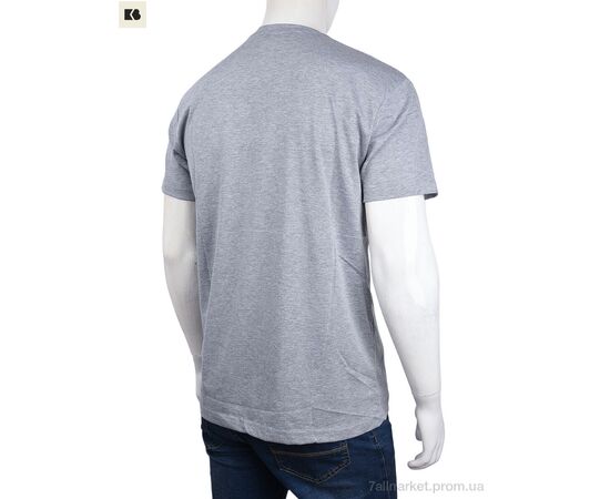 Футболка чоловіча Літо 3707-104-4 grey (4 шт. р.сіткаM-2XL) "BIG" недорого оптом від прямого постачальника, зображення 2