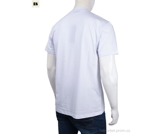 Футболка чоловіча Літо 3707-104-6 white (4 шт. р.сіткаM-2XL) "BIG" недорого оптом від прямого постачальника, зображення 2