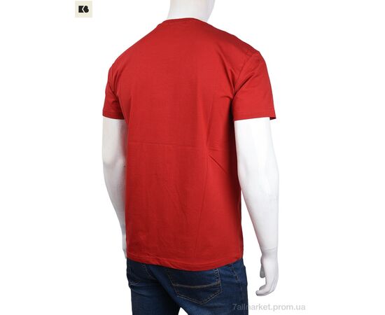 Футболка чоловіча Літо 3707-0057-1 red (4 шт. р.сіткаM-2XL) "BIG" недорого оптом від прямого постачальника, зображення 2