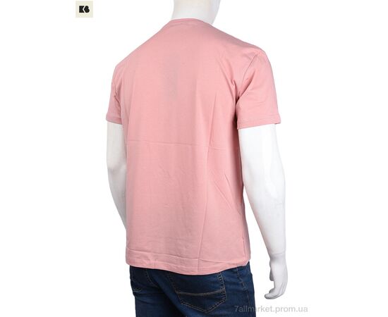 Футболка чоловіча Літо 3707-099-1 pink (4 шт. р.сіткаM-2XL) "BIG" недорого оптом від прямого постачальника, зображення 2