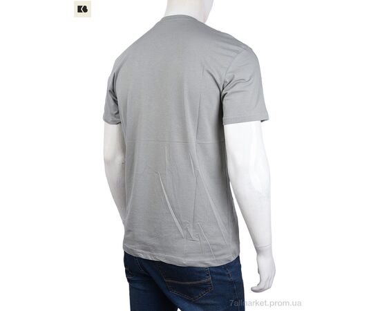 Фотография Футболка мужская Лето 3707-099-3 grey (4 шт. р.сетка M-2XL) "BIG" недорого оптом от прямого поставщика, изображение 2